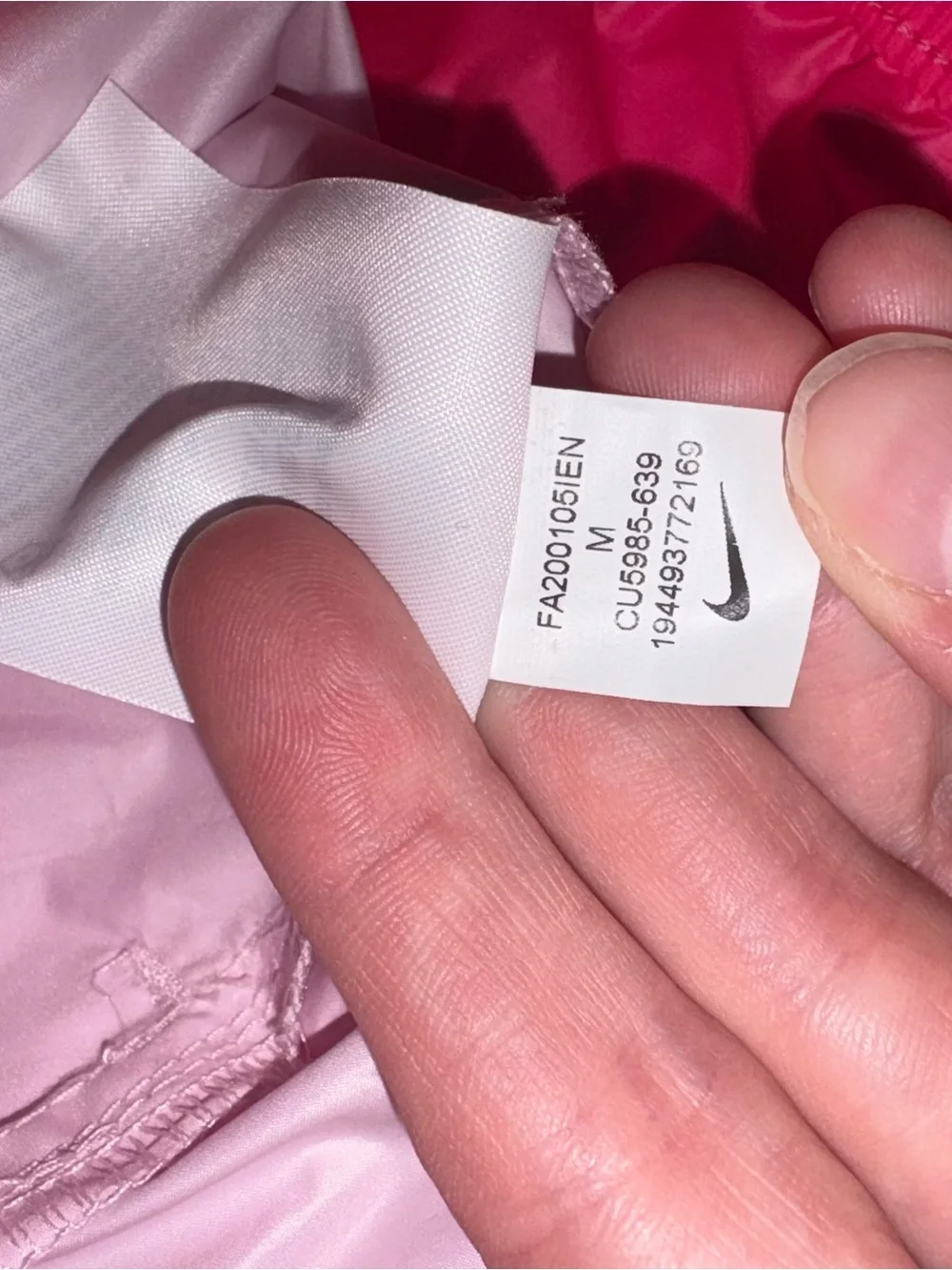 New Nike Sportswear Icon Clash Light Woven Mini Skirt Pink ColorBlock Sz Medium